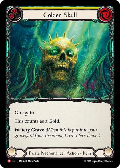 Golden Skull (Yellow), Omens of the Third Age OMN240