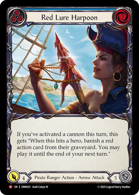 Red Lure Harpoon (Blue), Omens of the Third Age OMN241