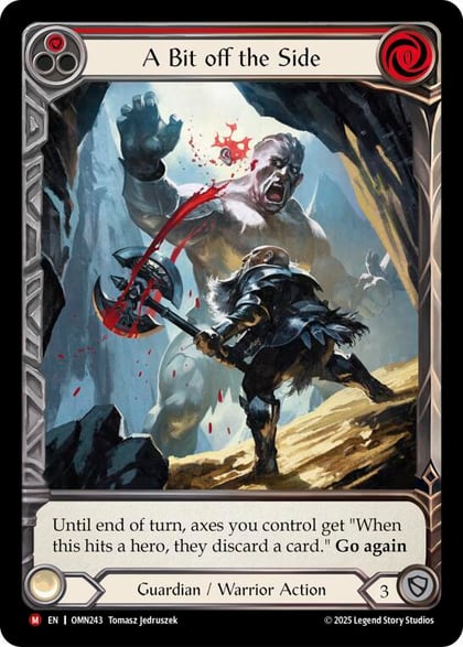 A Bit Off The Side (Red) (Extended Art), Omens of the Third Age OMN243