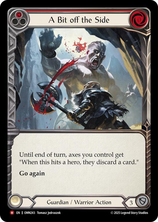 A Bit Off The Side (Red), Omens of the Third Age OMN243