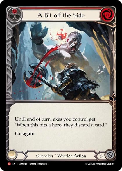 A Bit Off The Side (Red), Omens of the Third Age OMN243
