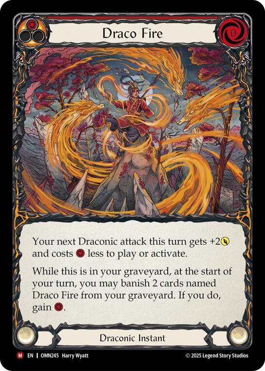 Draco Fire (Red), Omens of the Third Age OMN245