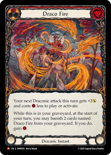 Draco Fire (Red), Omens of the Third Age OMN245