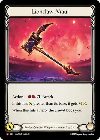 Lionclaw Maul, Omens of the Third Age OMN247