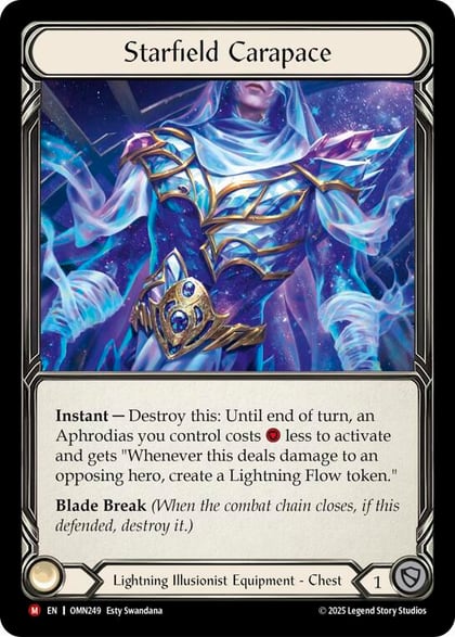 Starfield Carapace, Omens of the Third Age OMN249