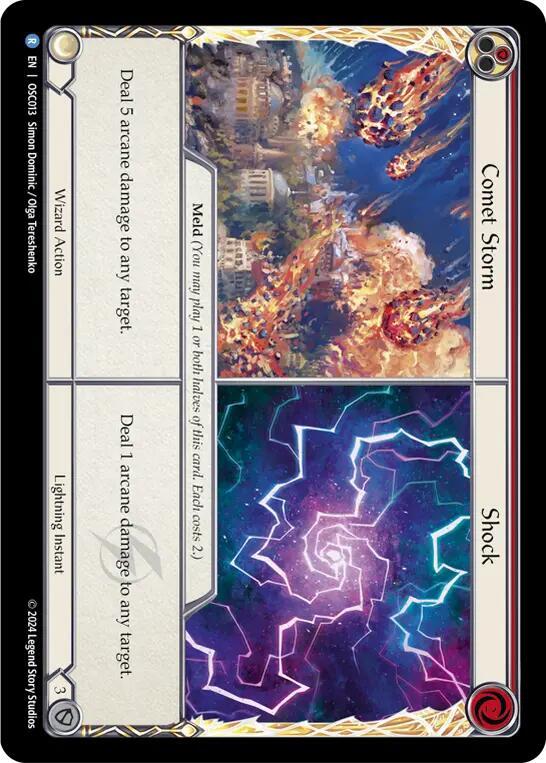 Comet Storm // Shock, Blitz Deck: Rosetta - Oscilio OSC013