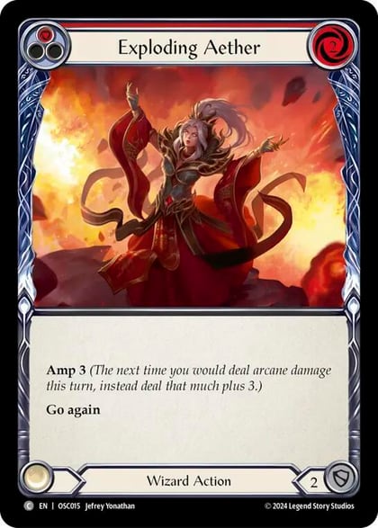 Exploding Aether (Red), Blitz Deck: Rosetta - Oscilio OSC015