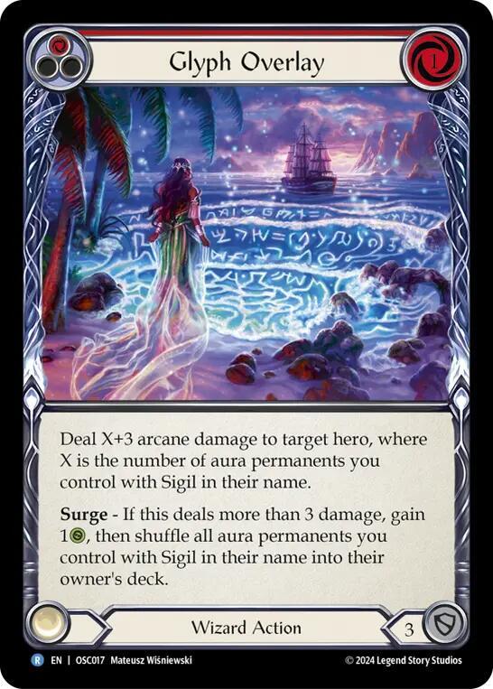 Glyph Overlay (Red), Blitz Deck: Rosetta - Oscilio OSC017