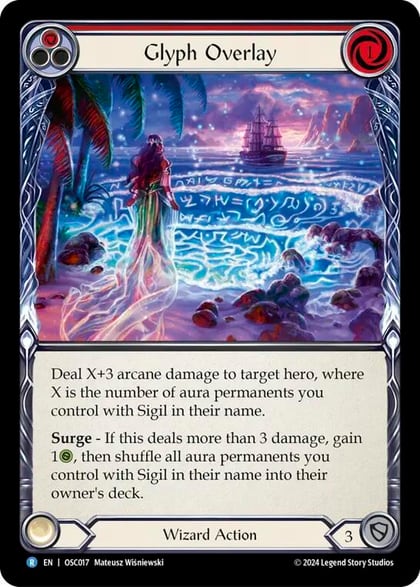 Glyph Overlay (Red), Blitz Deck: Rosetta - Oscilio OSC017