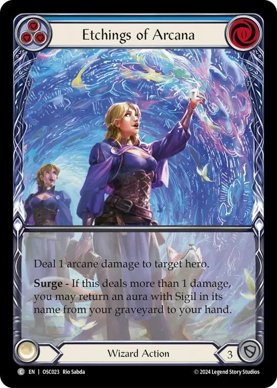 Etchings of Arcana (Blue), Blitz Deck: Rosetta - Oscilio OSC023