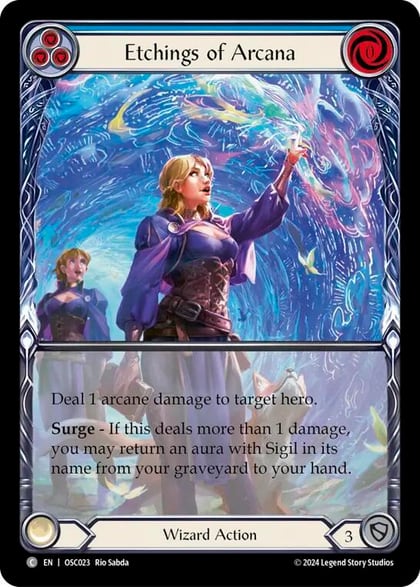 Etchings of Arcana (Blue), Blitz Deck: Rosetta - Oscilio OSC023