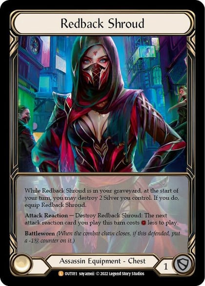 Redback Shroud (Extended Art), Outsiders OUT011
