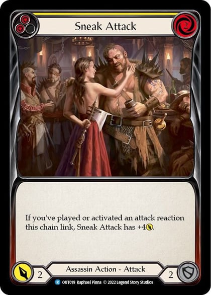 Sneak Attack (Yellow), Outsiders OUT019