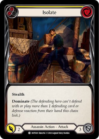 Isolate (Yellow), Outsiders OUT028