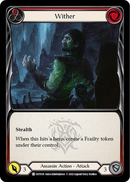 Wither (Red), Outsiders OUT039