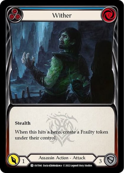 Wither (Blue), Outsiders OUT041