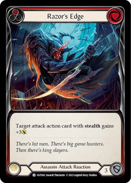 Razor's Edge (Red), Outsiders OUT042