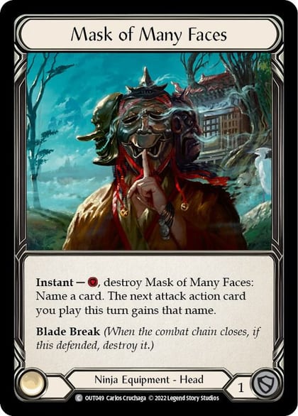 Mask of Many Faces, Outsiders OUT049