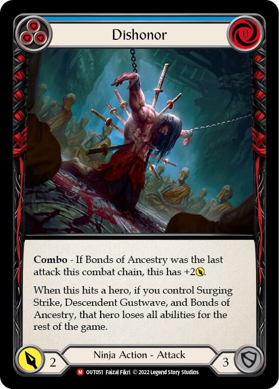Dishonor, Outsiders OUT051