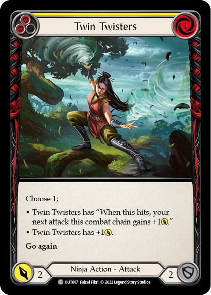 Twin Twisters (Yellow), Outsiders OUT087