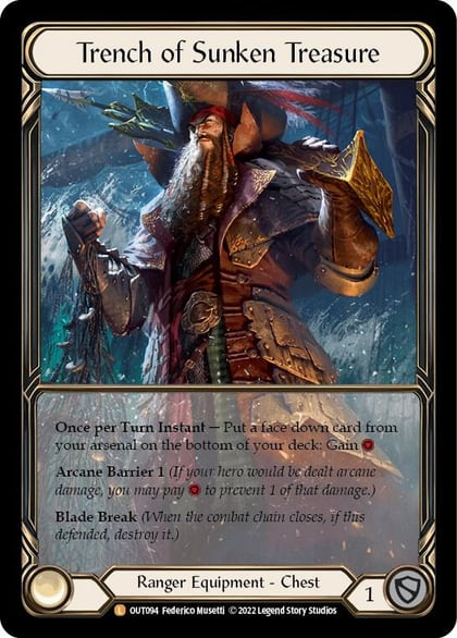 Trench of Sunken Treasure (Extended Art), Outsiders OUT094