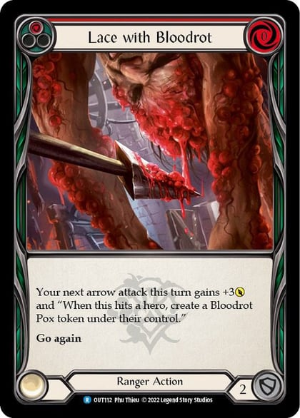 Lace with Bloodrot (Red), Outsiders OUT112