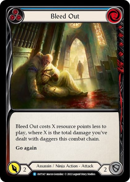 Bleed Out (Blue), Outsiders OUT147
