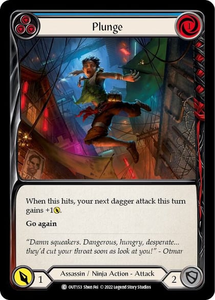 Plunge (Blue), Outsiders OUT153