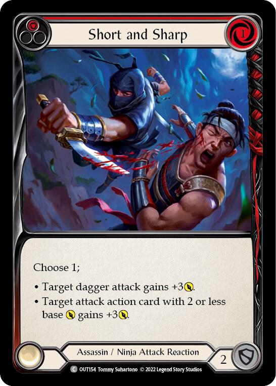 Short and Sharp (Red), Outsiders OUT154