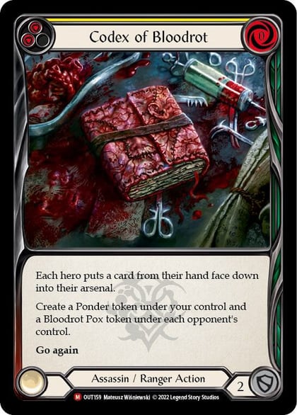 Codex of Bloodrot, Outsiders OUT159
