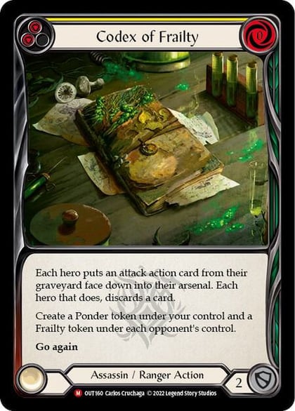 Codex of Frailty, Outsiders OUT160