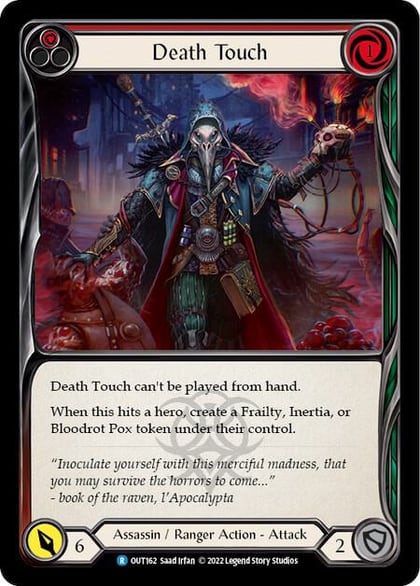 Death Touch (Red), Outsiders OUT162