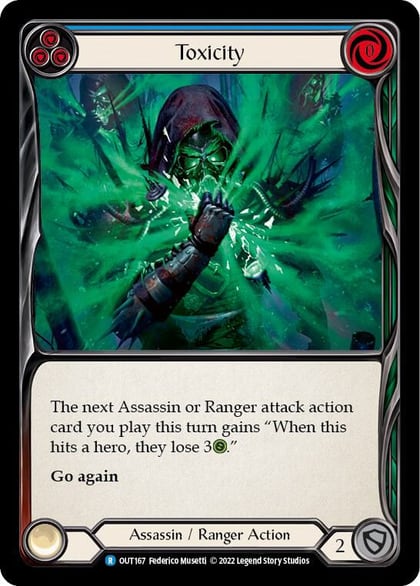 Toxicity (Blue), Outsiders OUT167