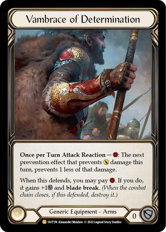 Vambrace of Determination, Outsiders OUT174