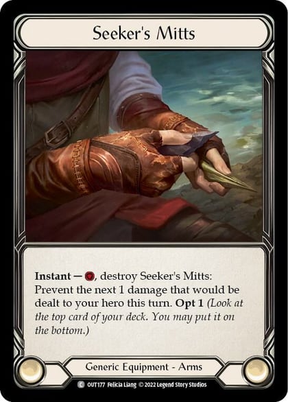 Seeker's Mitts, Outsiders OUT177