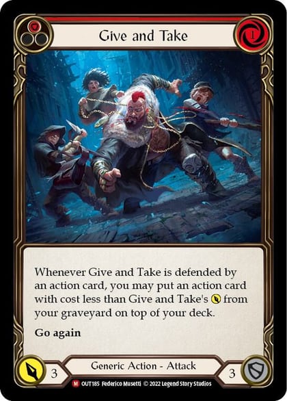 Give and Take, Outsiders OUT185