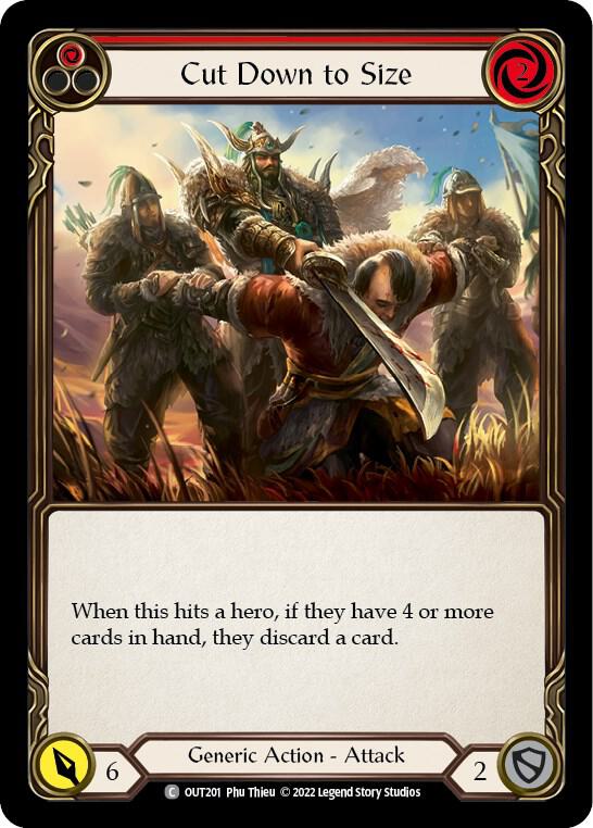 Cut Down to Size (Red), Outsiders OUT201