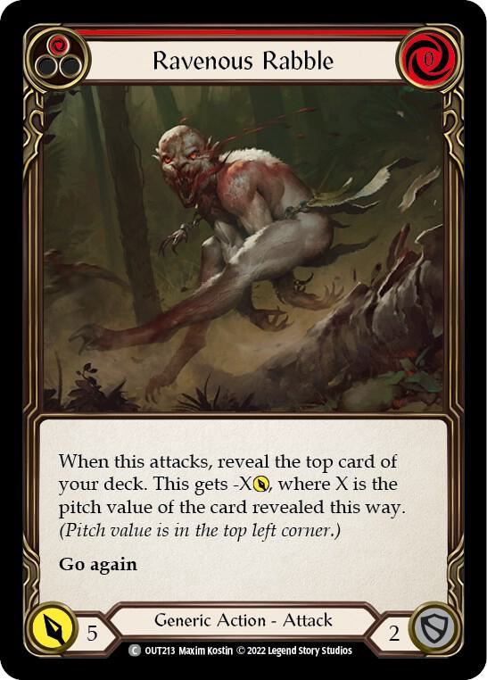 Ravenous Rabble (Red), Outsiders OUT213