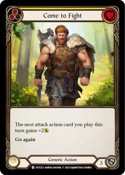 Come to Fight (Yellow), Outsiders OUT223