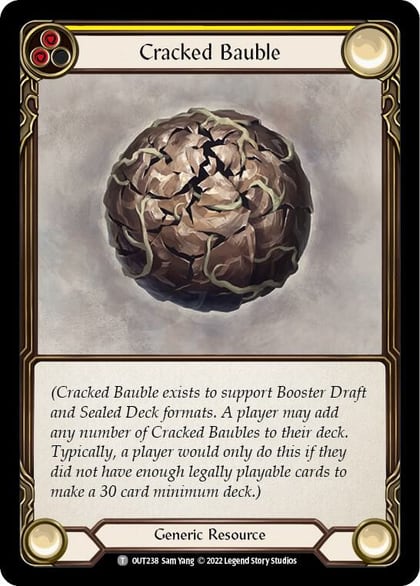 Cracked Bauble, Outsiders OUT238