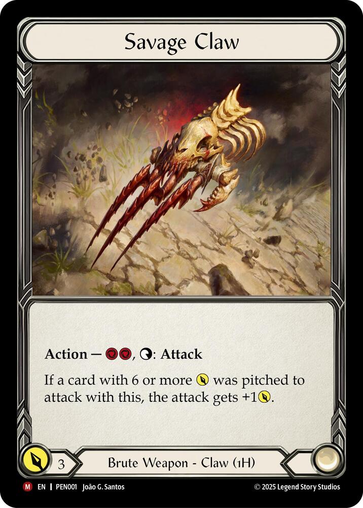 Savage Claw, Compendium of Rathe PEN001