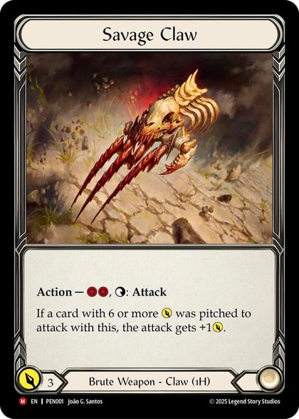 Savage Claw, Compendium of Rathe PEN001