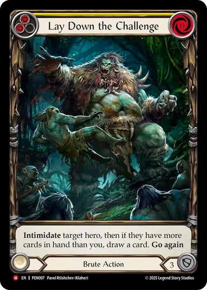 Lay Down The Challenge (Yellow) (Extended Art), Compendium of Rathe PEN007