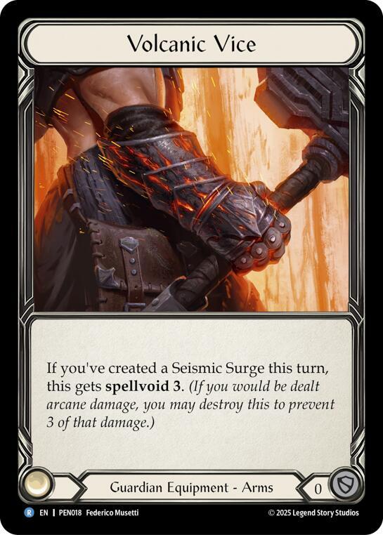 Volcanic Vice, Compendium of Rathe PEN018