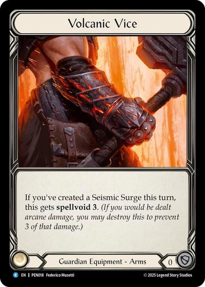 Volcanic Vice, Compendium of Rathe PEN018