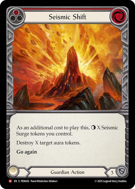 Seismic Shift (Red), Compendium of Rathe PEN020