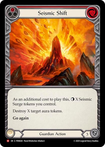 Seismic Shift (Red), Compendium of Rathe PEN020