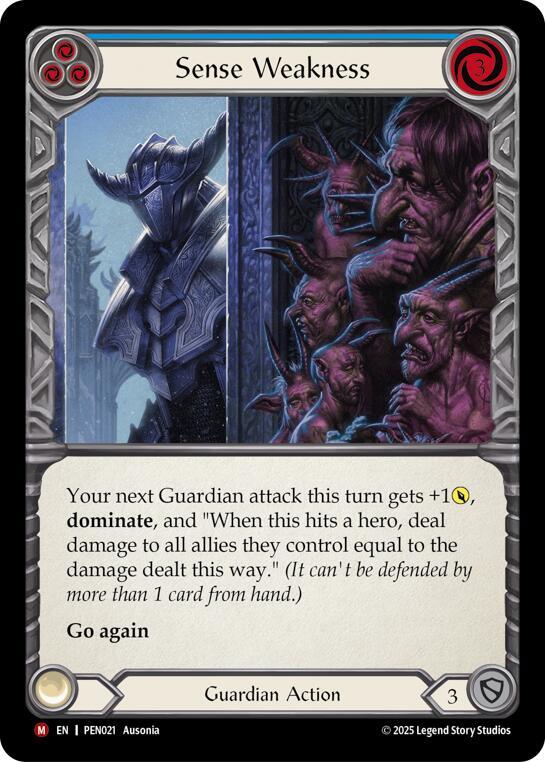 Sense Weakness (Blue), Compendium of Rathe PEN021