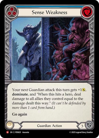 Sense Weakness (Blue), Compendium of Rathe PEN021