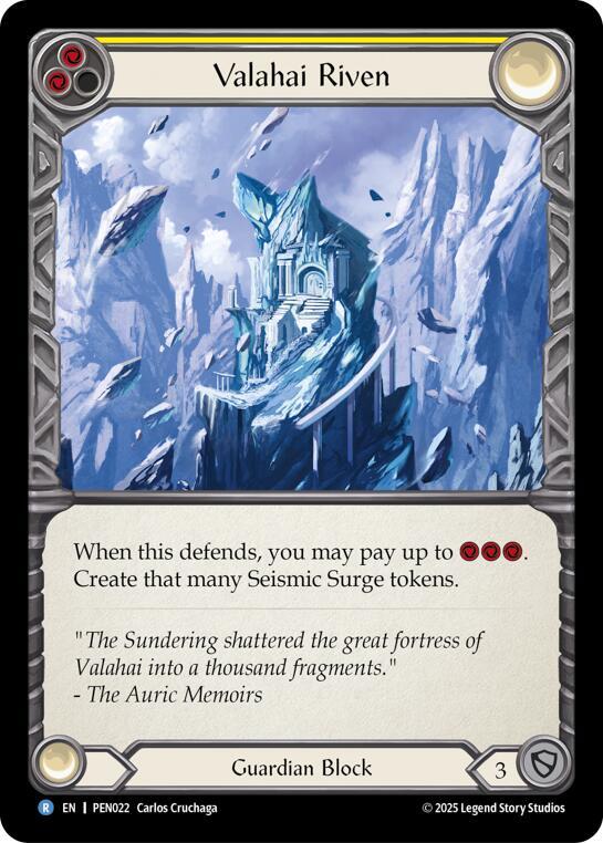 Valahai Riven (Yellow), Compendium of Rathe PEN022